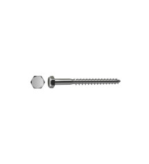 Vis Acier T?te 6 Pans Hexagonal Standers X L.120 Mm