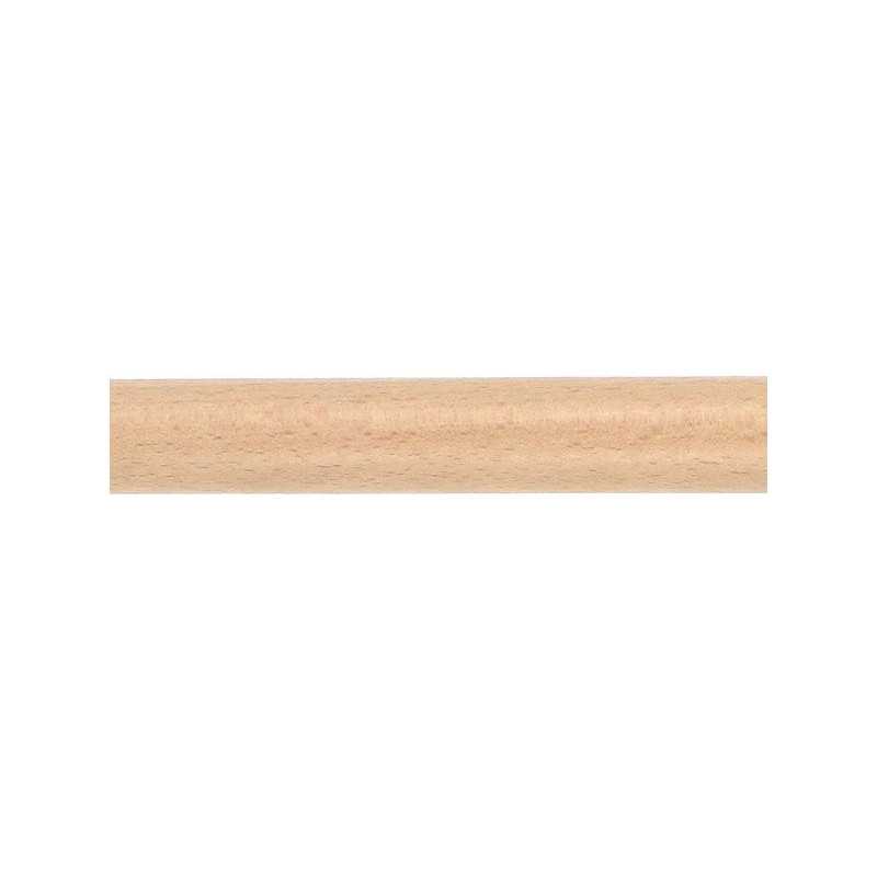 Tringle à rideau Design chêne verni diam. 28 mm 150 cm