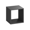 Etagère cube décoratif gris H.36.1 X L.36 X P.16 Cm