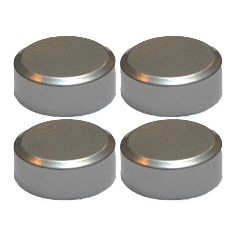 Fixations miroirs rondes aluminium
