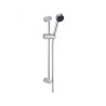 Pommeau de douche simple avec flexible et barre chromé