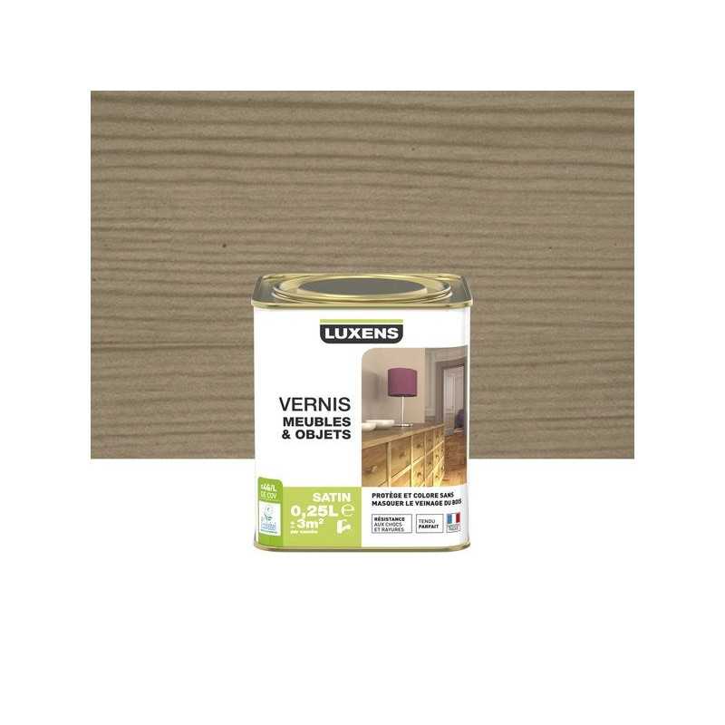 Vernis meuble et objets  Gris Zinc Satiné