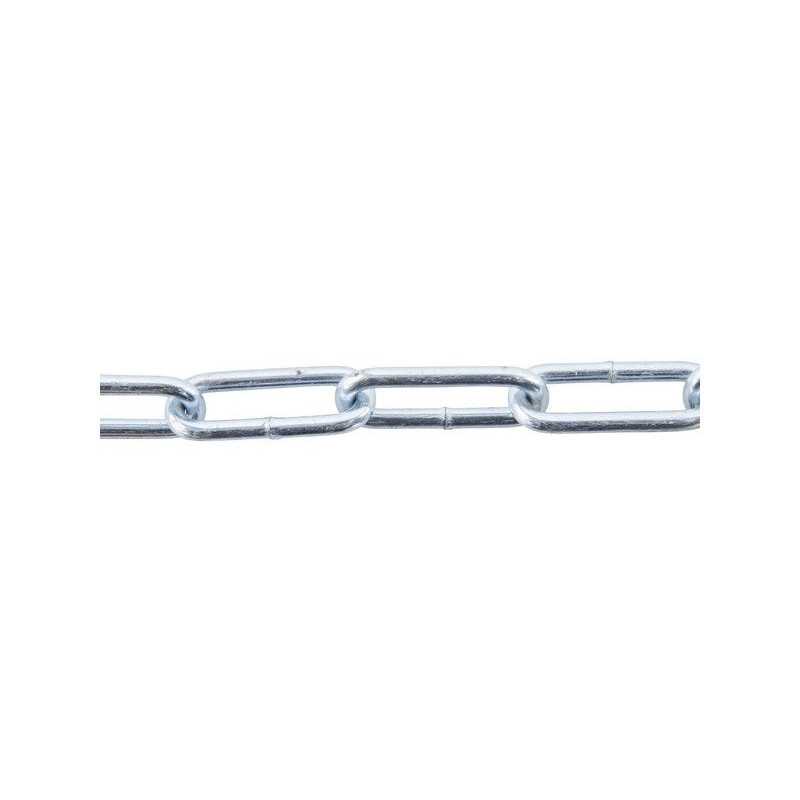Chaine acierdiam. 4 x L. 16 mm x L. 2.5 m