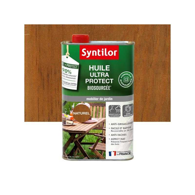 Huile pour mobilier de jardin nature protect naturel mat