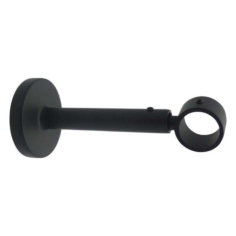Lot de 2 supports extensibles avec preçage 20 Mm Noir Mat Inspire