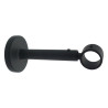 Lot de 2 supports extensibles avec preçage 20 Mm Noir Mat Inspire