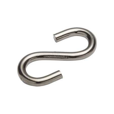 Lot de 4 Esses égales Ouvertes Acier Standers L.30 X L.15.5 X Ep.3 Mm