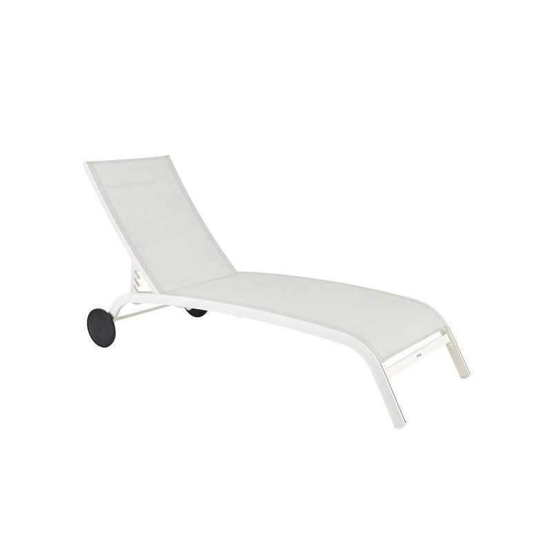 Bain de soleil en aluminium Lyra gris clair -  - meilleure qualité