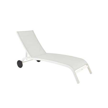 Bain de soleil en aluminium Lyra gris clair -  - meilleure qualité