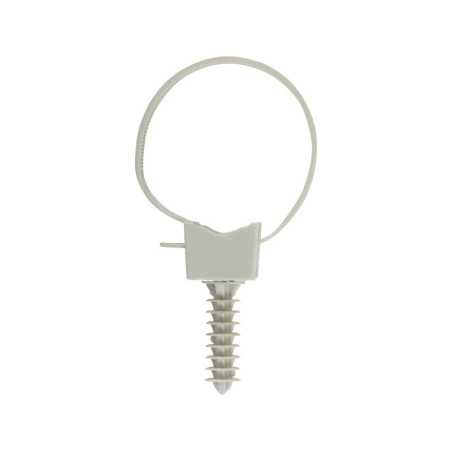 Lot de 10 Colliers à Embases Et Chevilles Diam.16 à 25 Mm L.165 Mm