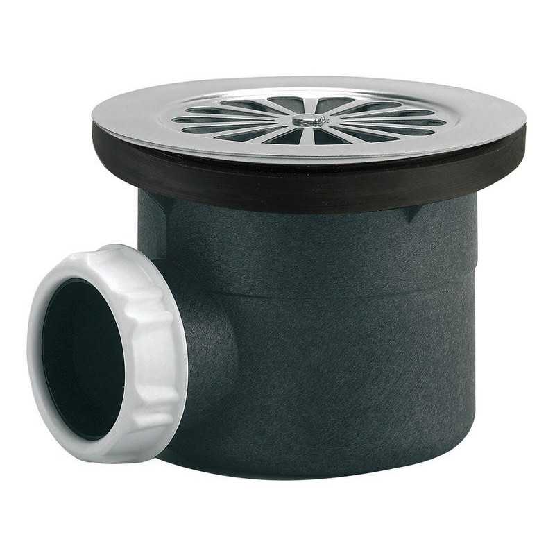 Bonde Ã  grille pour receveur de douche diam. 90 mm