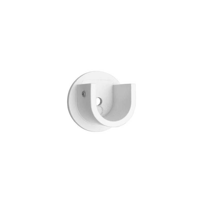 Lot de 2 Naissances Tringle à Rideau Design 20 Mm Blanc Mat Inspire