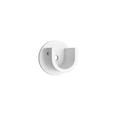 Lot de 2 Naissances Tringle à Rideau Design 20 Mm Blanc Mat Inspire