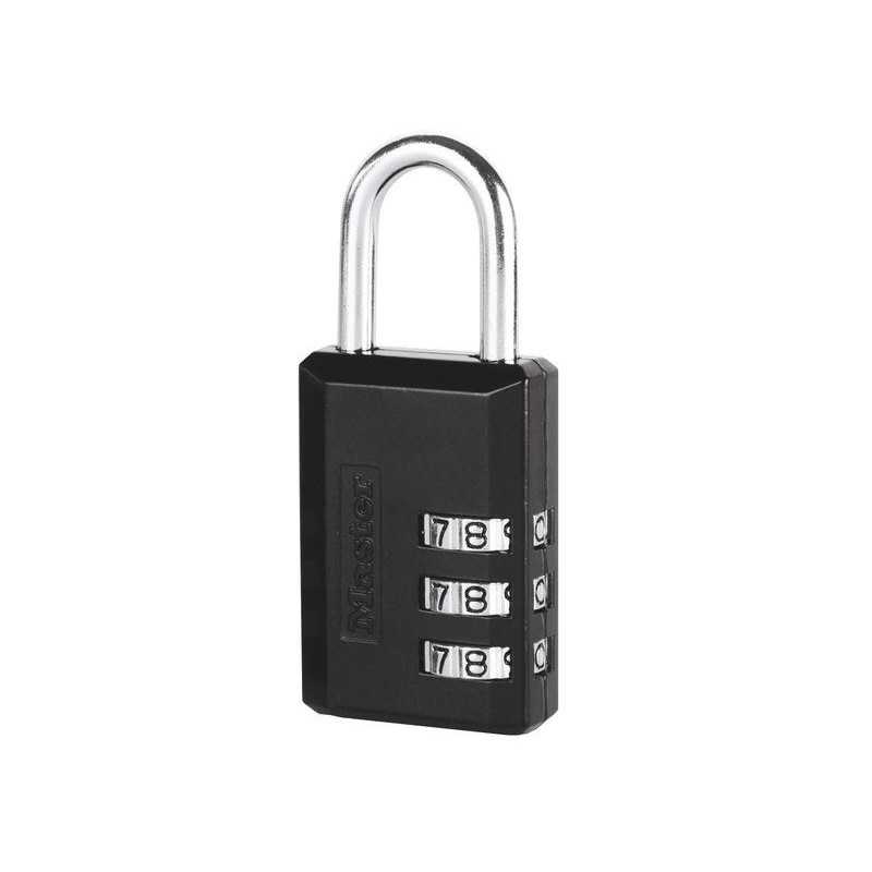 Cadenas à combinaison programmable largeur 30Â MmÂ  Noir