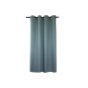 Rideau tamisant coton Sunny vert aqua l.140 x H.280 cm INSPIRE