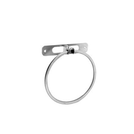 Porte-serviettes anneau Loft chrome brosse -  - meilleure qualité