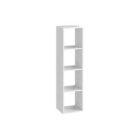 Etagère décoratif blanc H.139.3xL.36xP.31cm