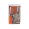 Kit daffûtage : Manche Jauge Porte Lime Curette 4 Limes Rondes Et Plate