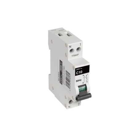 Disjoncteur Phase + Neutre Debflex 10 A