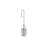 Verrou baïonnette acier Zingué H.500 X L.60 X P.20 Mm
