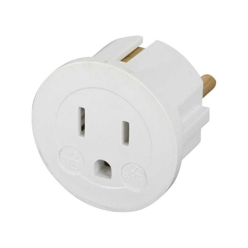 Adaptateur Etats-Unis vers Europe sans terre 701970