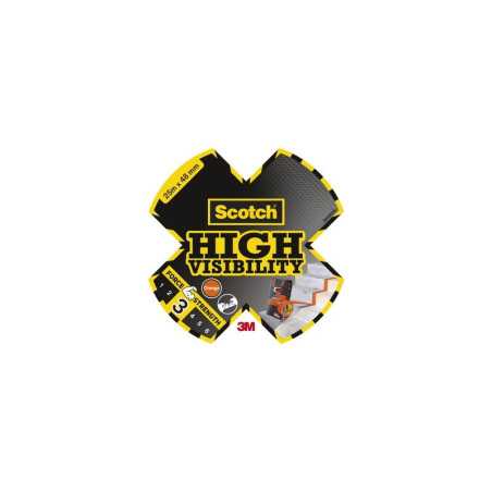Adhésif de réparation scotch High visibility Une face L.25 m X L.48 mm Orange