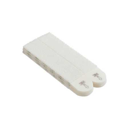 Lot de 8 Languettes Adhésives Tableaux Déco Command Blanc