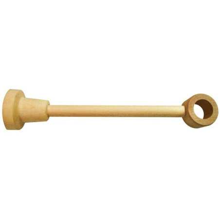 Support de tringle à rideau Design 28 mm chaîne verni