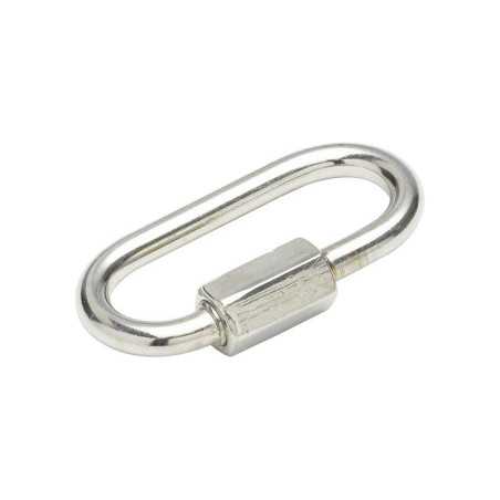 Lot de 2 Maillons Rapides Acier Zingué Standers L.32 X L.15 X Ep.