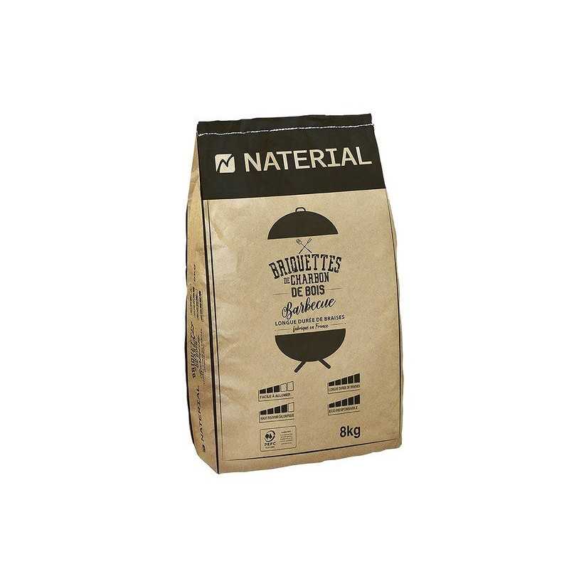 Briquettes de bois pour barbecue Naterial 8 Kg