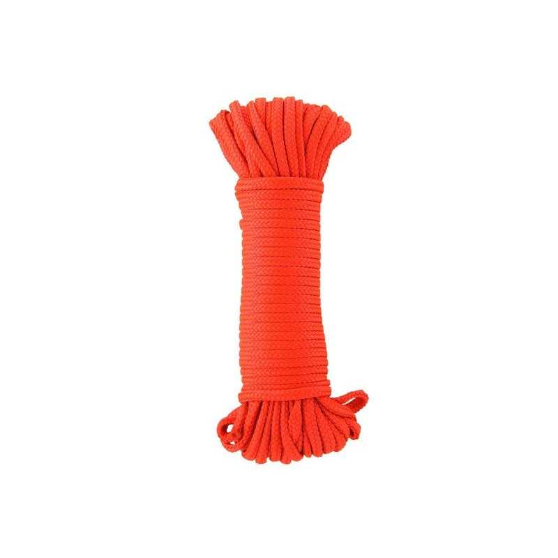 Ficelle polypropylÃ¨ne tresse creuse déco rouge STANDERSL. 10 m