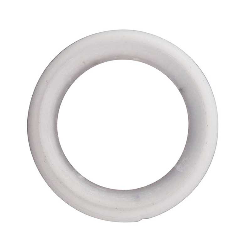 Anneaux d10 blanc mat x10