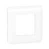 Plaque de finition Mosaic pour 2 modules blanc