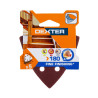 Abrasif triangle 93x93 grain 180 Lot de 5 DX