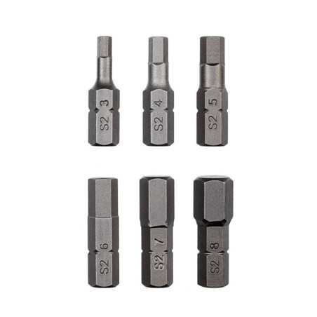 Embout assortis 25mmx6
