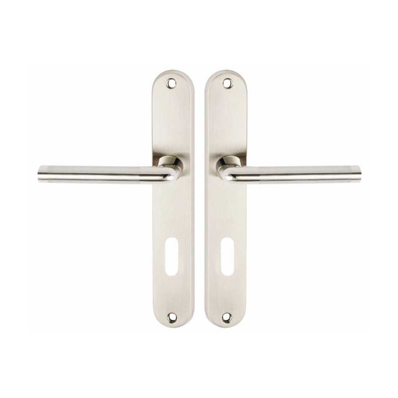 Poignee de porte sophie zinc nickelé 195 l