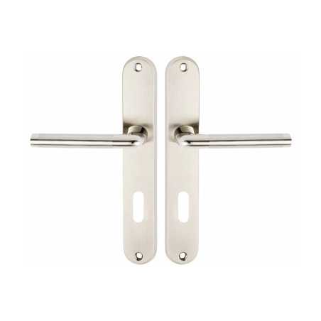 Poignee de porte sophie zinc nickelé 195 l