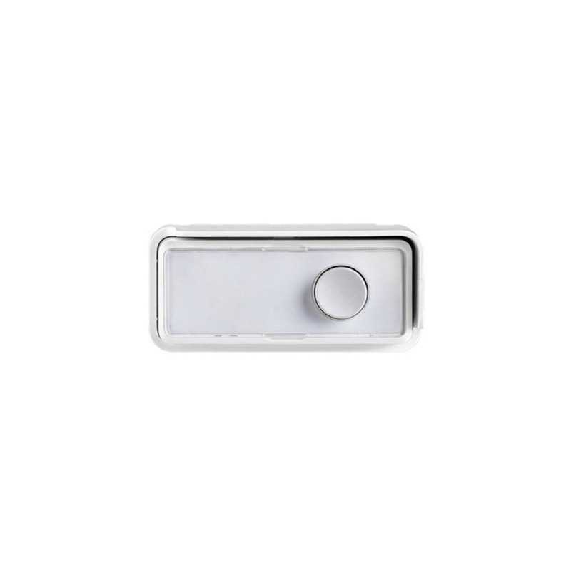 Bouton sonnette filaire 12v d15 blanc