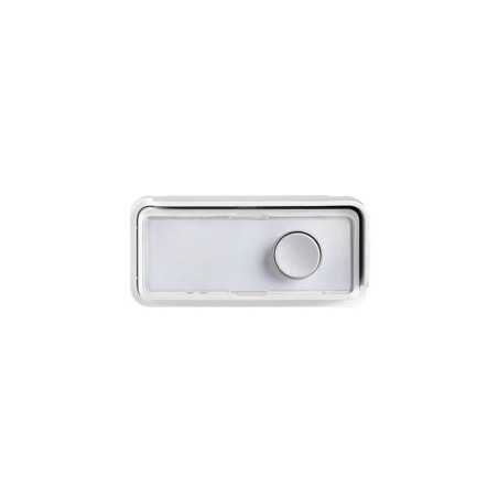 Bouton sonnette filaire 12v d15 blanc