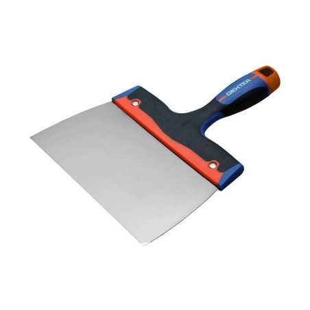 Couteau à  enduire  inox 20cm manche bimatière -  - meilleure qualité