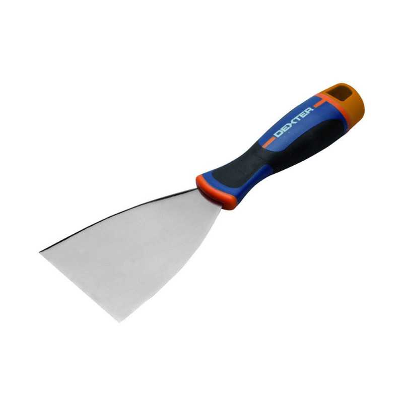 Couteau de peintre  inox 8cm manche bimatière -  - meilleure qualité