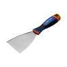 Couteau de peintre  inox 8cm manche bimatière -  - meilleure qualité