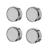 Fixation miroir salle de bain aluminium ronde -  - meilleure qualité