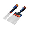 Couteau  lame inox manche bimatière 4 et 12cm Lot de 2 -  - meilleure qualité