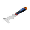 Couteau grattoir 8 en 1  inox+embout ph2 dans manche bimatière -  - meilleure qualité