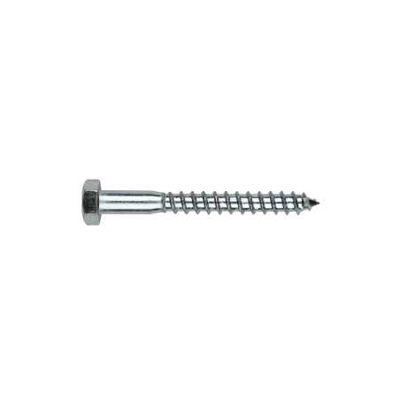 Tirefond bois 6x80 TH zinc boîte de 200 pièces