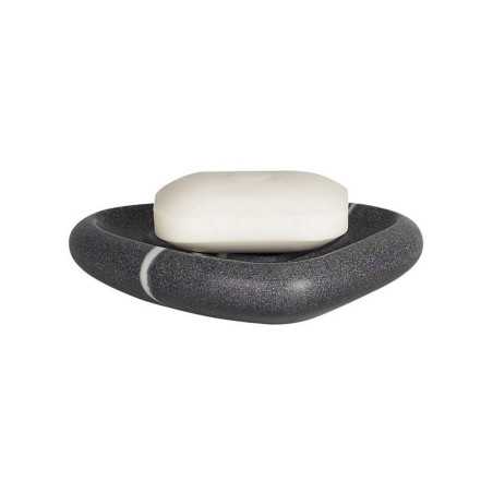 Porte-savon Etna gris à  poser -  - meilleure qualité