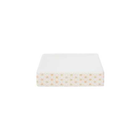 Porte-savon bohème blanc/or -  - meilleure qualité