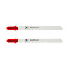 Lame scie sauteuse métal 3-15mm coupe droite lot 2