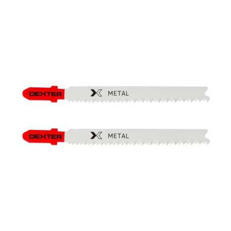 Lame de scie sauteuse métal 2.5-6mm coupe droite lot 2